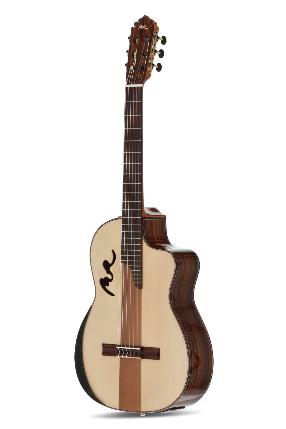 Manuel Rodriguez Caf&eacute; Cortado, Santo Rosewood 4/4, Gloss, E-Acoustic, Cutaway - view 3