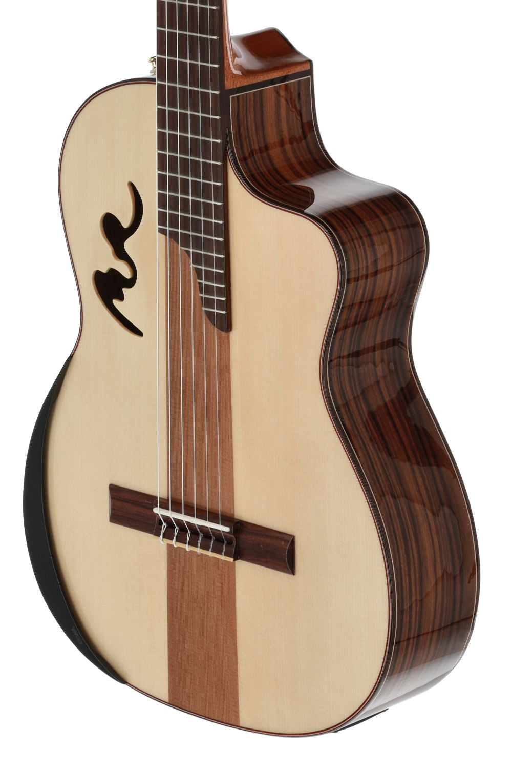 Manuel Rodriguez Caf&eacute; Cortado, Santo Rosewood 4/4, Gloss, E-Acoustic, Cutaway - view 5