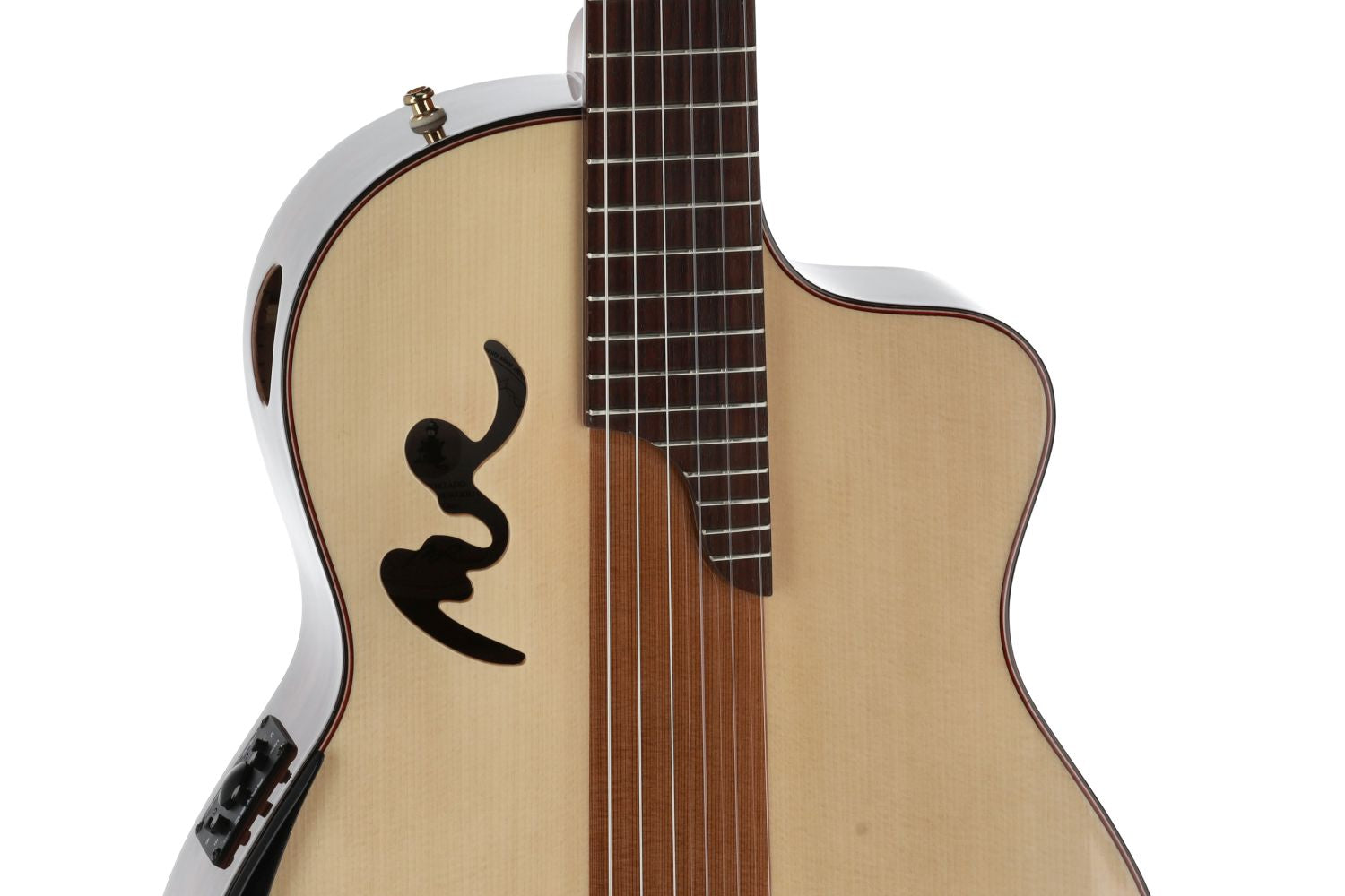 Manuel Rodriguez Caf&eacute; Cortado, Santo Rosewood 4/4, Gloss, E-Acoustic, Cutaway - view 6