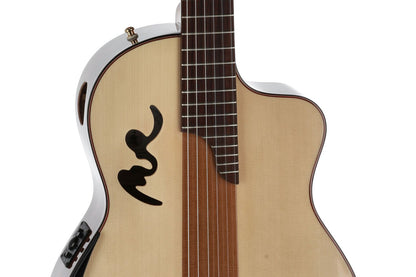 Manuel Rodriguez Caf&eacute; Cortado, Santo Rosewood 4/4, Gloss, E-Acoustic, Cutaway - view 6