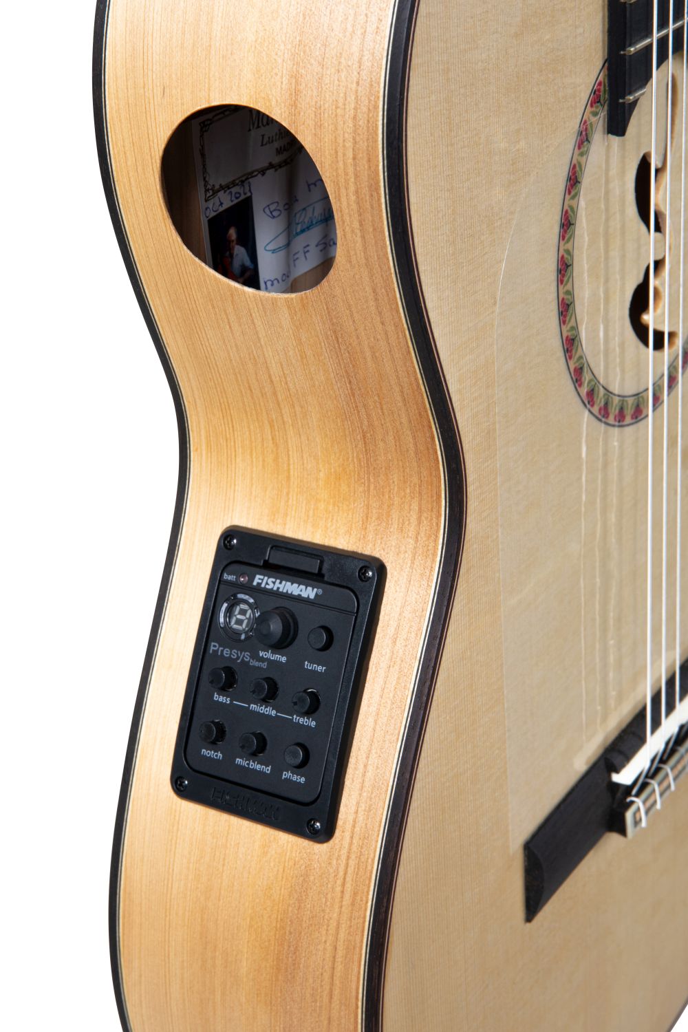 Manuel Rodriguez FF Sabicas Boca Flamenco, Spruce/Cypress, 4/4, Cutaway - view 7