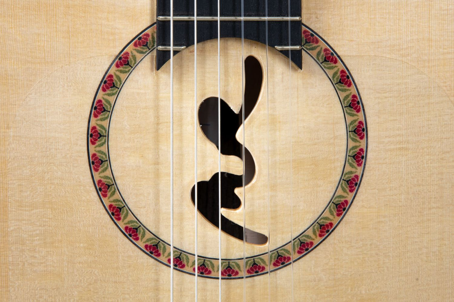 Manuel Rodriguez FF Sabicas Boca Flamenco, Spruce/Cypress, 4/4, Cutaway - view 8
