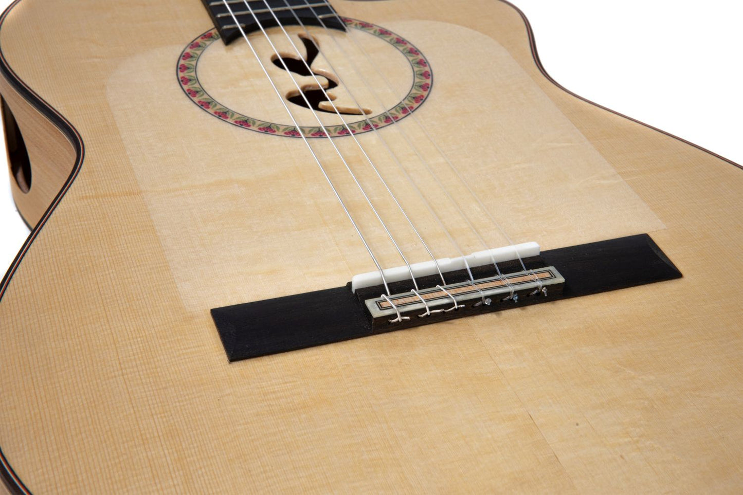 Manuel Rodriguez FF Sabicas Boca Flamenco, Spruce/Cypress, 4/4, Cutaway - view 9