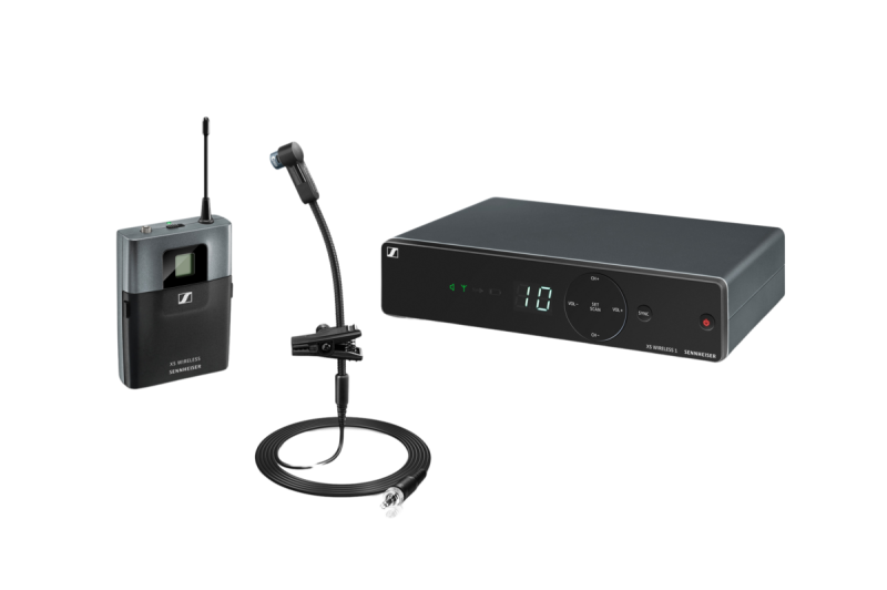 Sennheiser XSW-1‑908 Wireless Instrument Microphone System with e908 Miniature Condenser – A Band