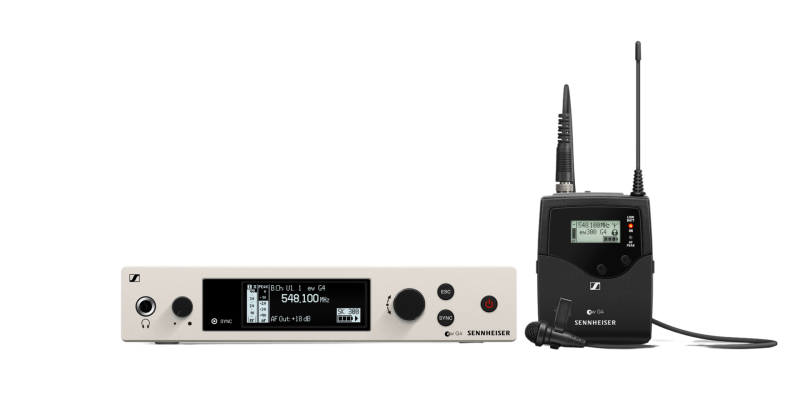 Sennheiser EW 300 G4-ME2-RC-AW+ Wireless Lavalier Microphone System