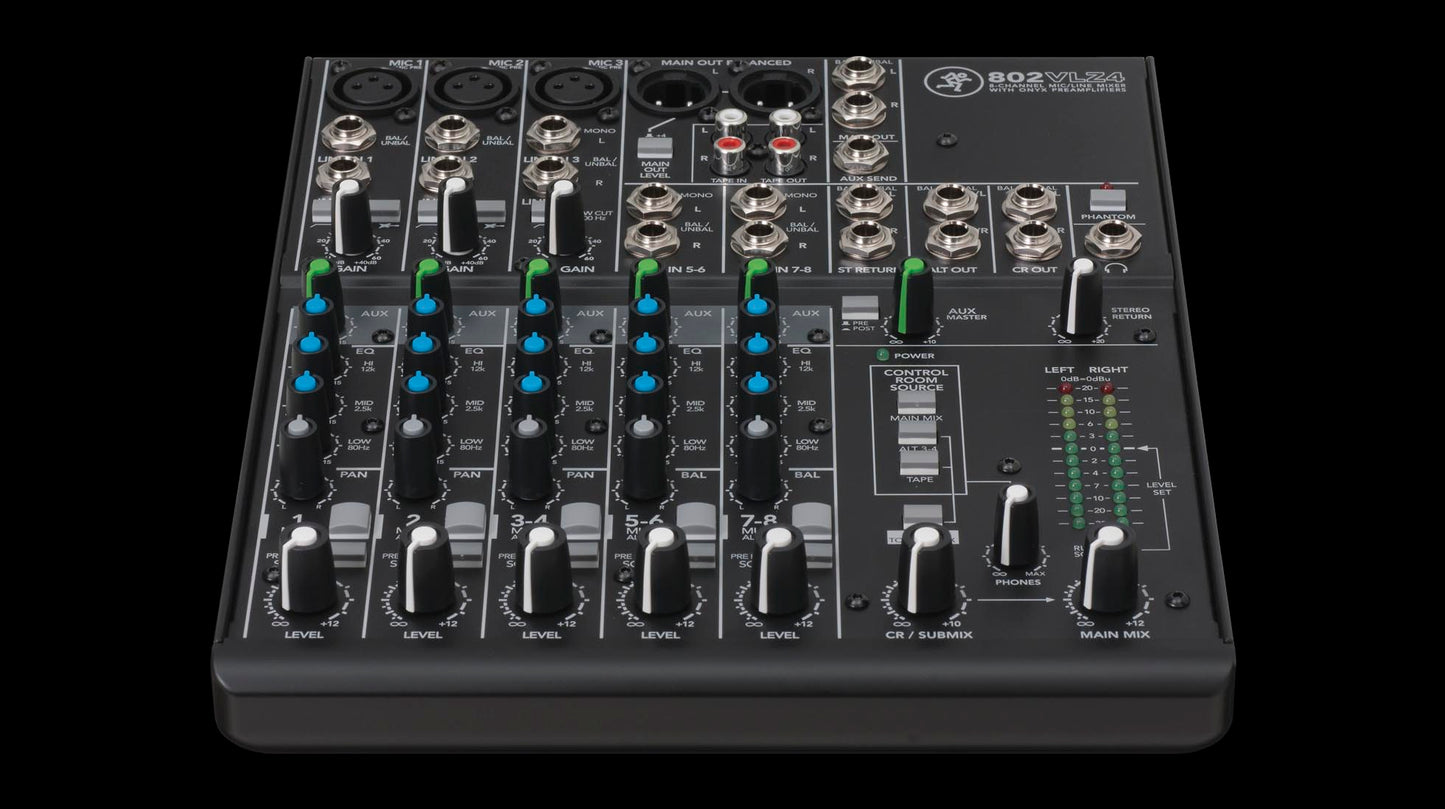 Mackie 802VLZ4 8-Channel Ultra Compact Mixer