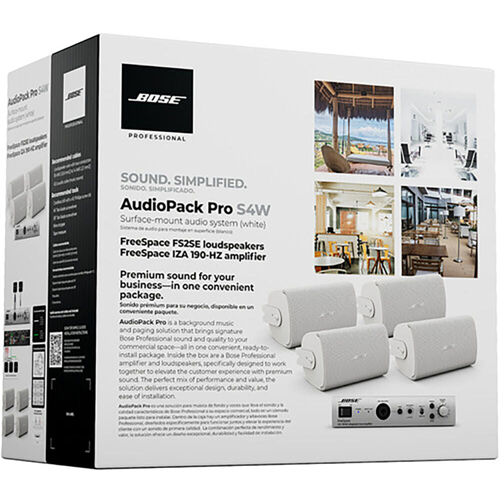 Bose AudioPack Pro S4 white 120V NA