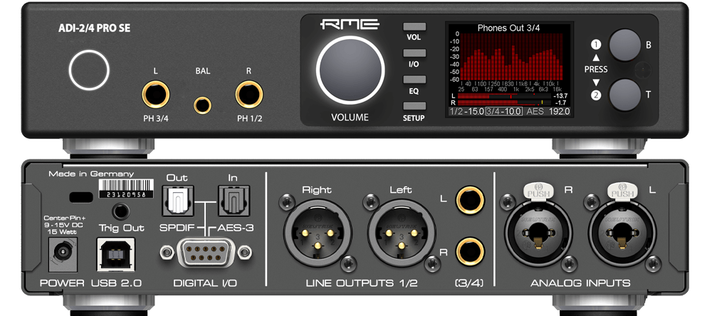 RME ADI-2/4 Pro SE Reference AD DA Converter, product image