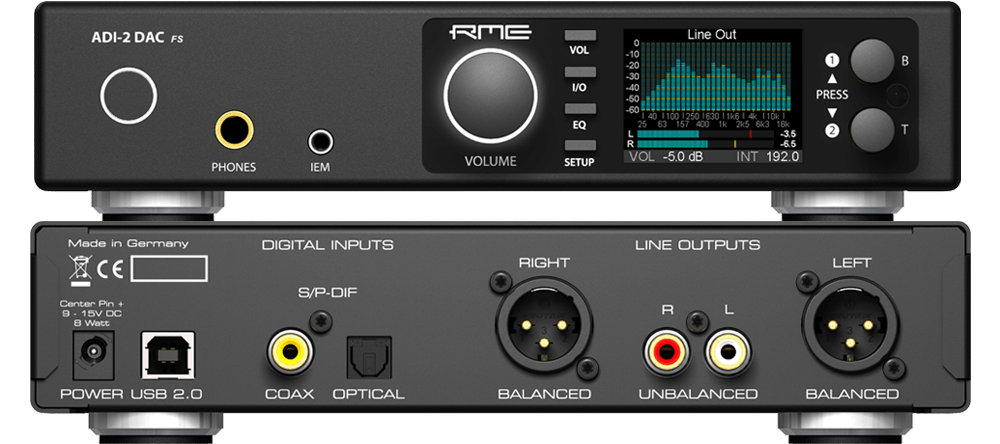 RME ADI-2 DAC FS Reference DAC and Headphone Amp, product image