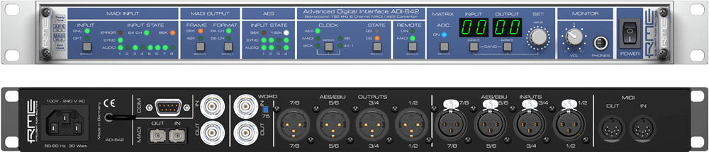 RME ADI-642 MADI to AES/EBU Format Converter, product image
