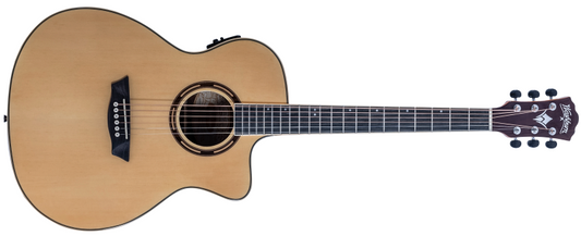 Washburn AG70CE Apprentice Grand Auditorium Cutaway with Hard Case