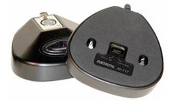 Astatic 40-117 Shock Mount Base With Push-to-talk / Mute Switch, Phantom Power Required