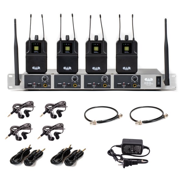 CAD Audio GXLIEM4 Quad Wireless In Ear Monitor System