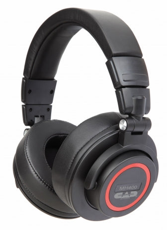 CAD Audio MH400 Closed-Back Studio Headphones With 50mm Drivers, Black