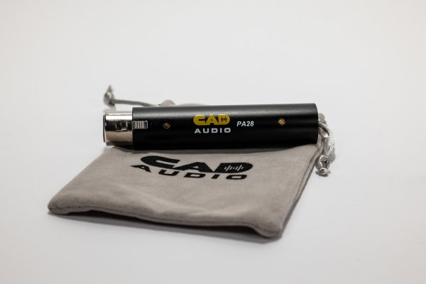 CAD Audio PA28 Inline Preamp for Dynamic and Passive Ribbon Microphones