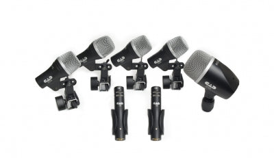 CAD Audio STAGE7 7-piece Drum Microphone Pack - three D29, two C9, one D19, one D10