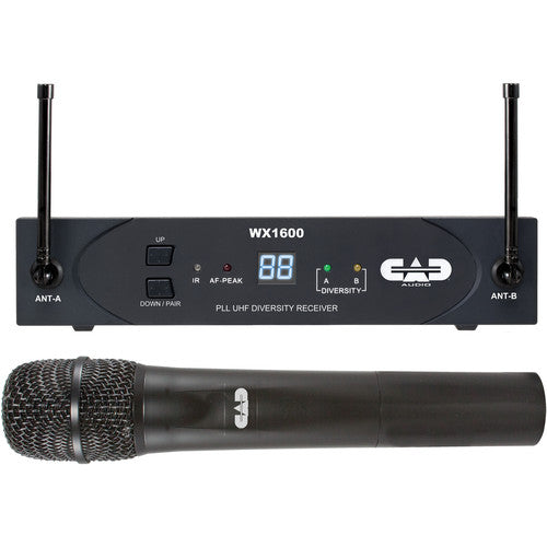 CAD Audio WX1600G UHF 100-Channel Frequency Agile Handheld Wireless System