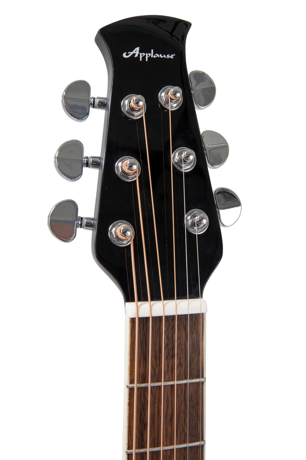 Applause Wood Classic Dreadnought Black Gloss Electro - view 13