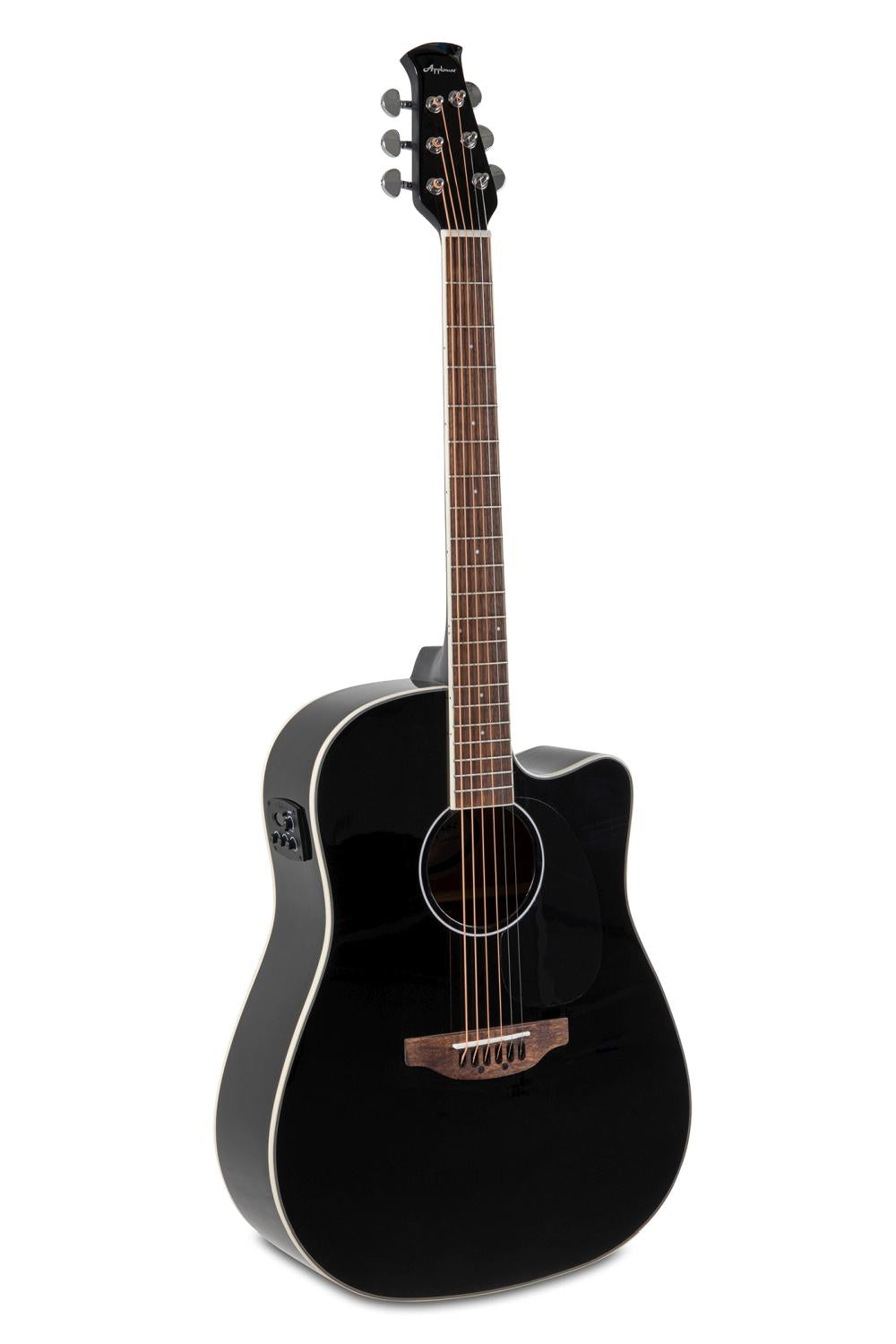 Applause Wood Classic Dreadnought Black Gloss Electro - view 1