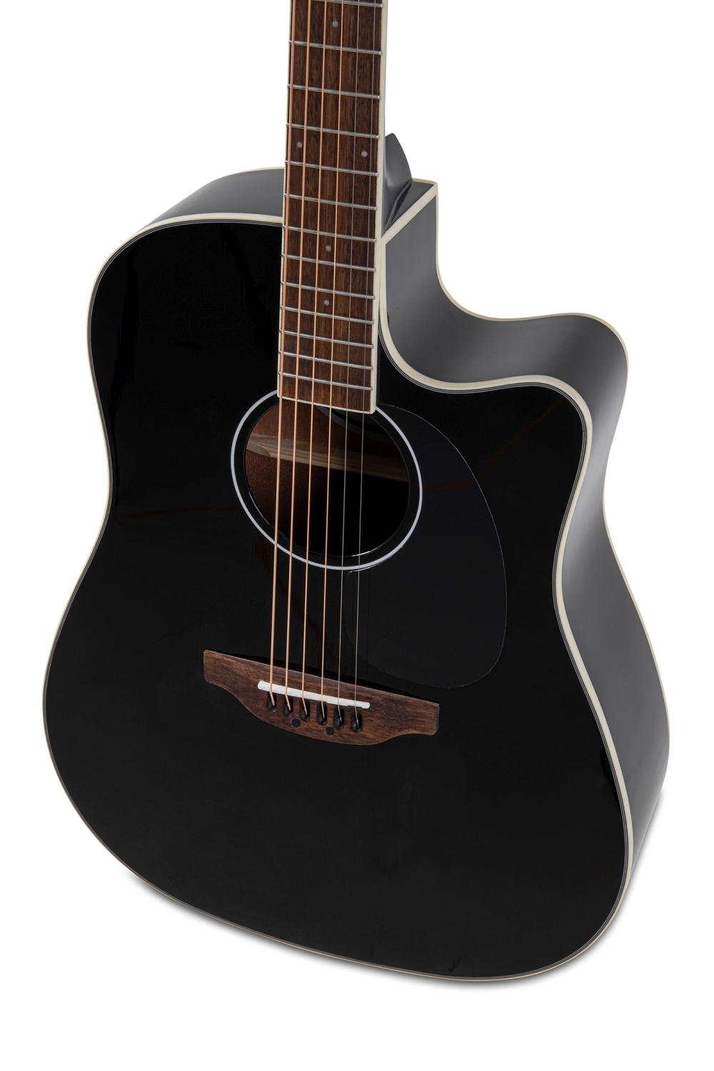 Applause Wood Classic Dreadnought Black Gloss Electro - view 5