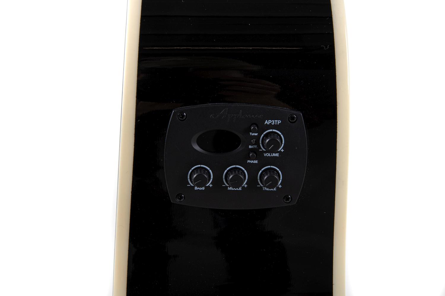 Applause Wood Classic Dreadnought Black Gloss Electro - view 9