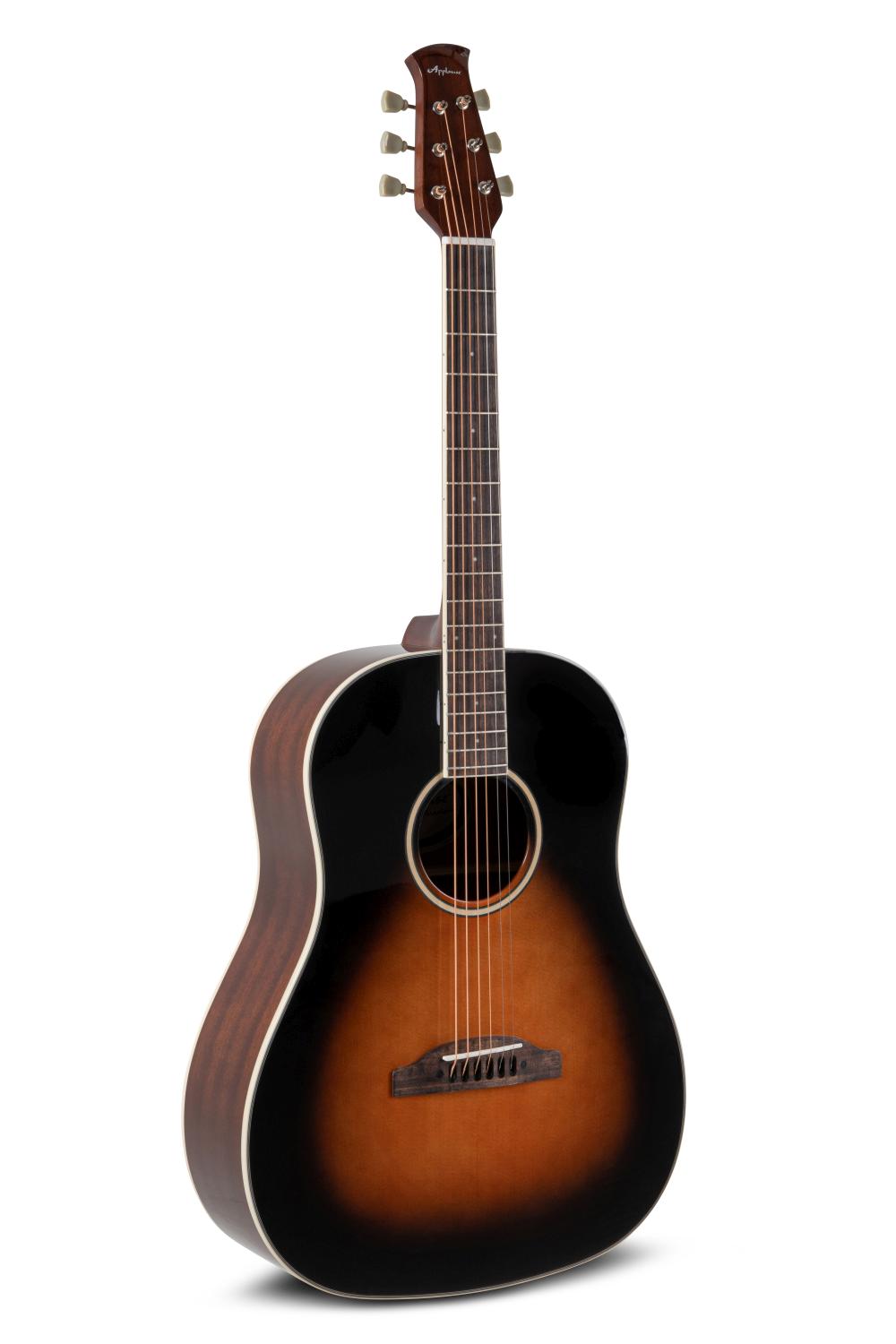 Applause Wood Classic Dreadnought Sloped Shoulders, Vintage Sunburst Gloss - view 1