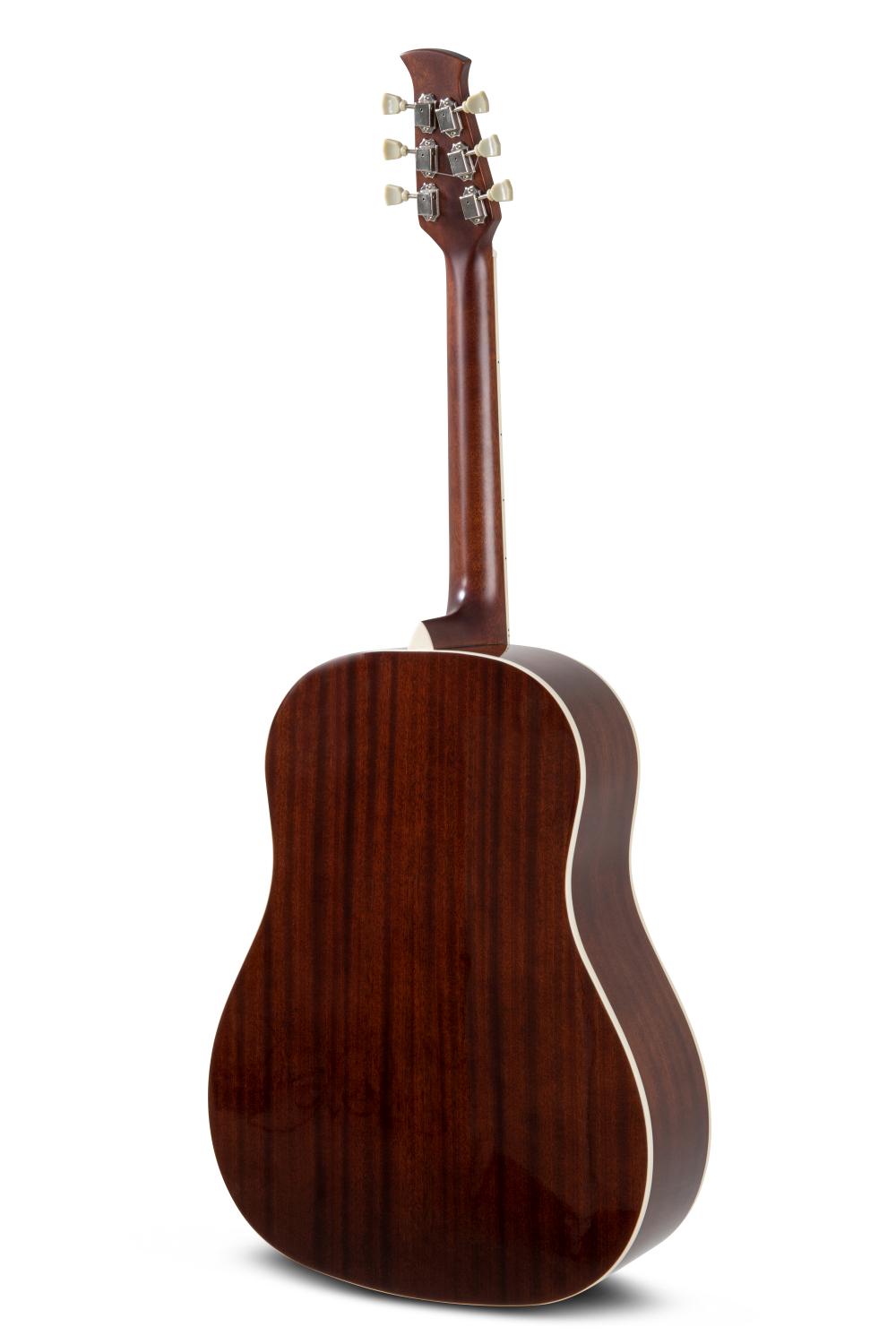 Applause Wood Classic Dreadnought Sloped Shoulders, Vintage Sunburst Gloss - view 3