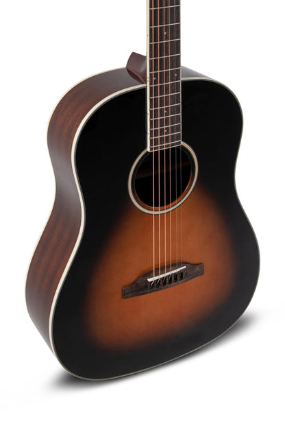 Applause Wood Classic Dreadnought Sloped Shoulders, Vintage Sunburst Gloss - view 4