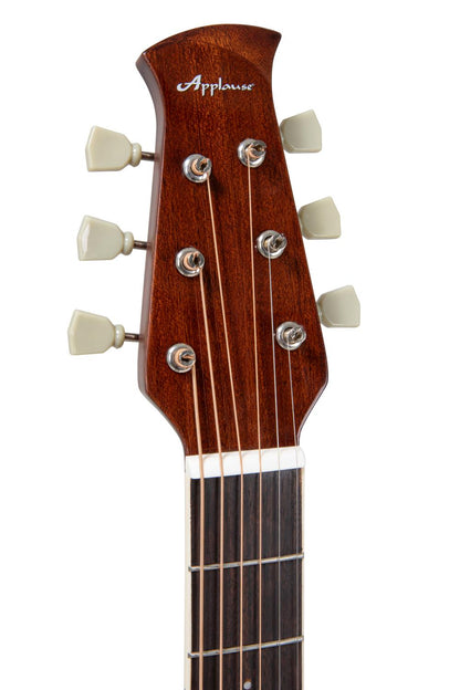 Applause Wood Classic Dreadnought Sloped Shoulders, Vintage Sunburst Gloss - view 8
