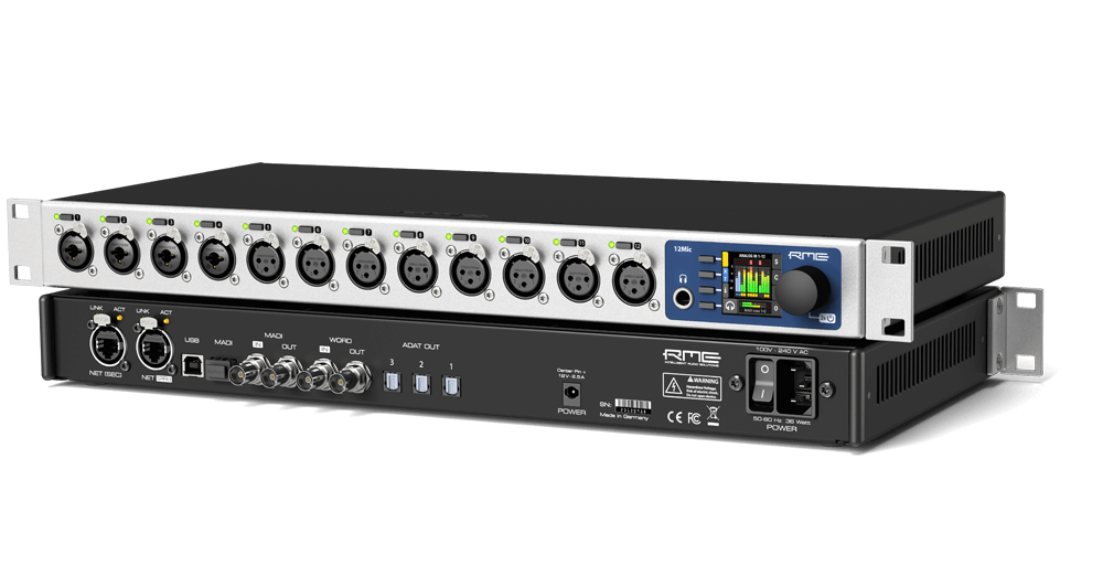 RME 12Mic-D 12-Channel Dante Microphone Preamp, product image