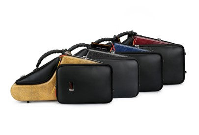 Jean & Nick Alto Saxophone Case - High-Performance, Sax-Shaped, with Removable Music Bag