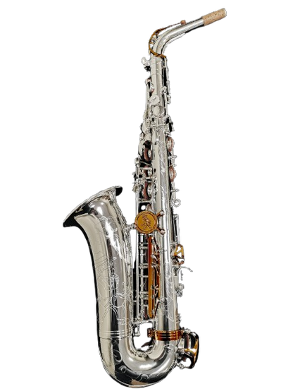 G2 Revelation Series Professional Alto Saxophone Silver Plated