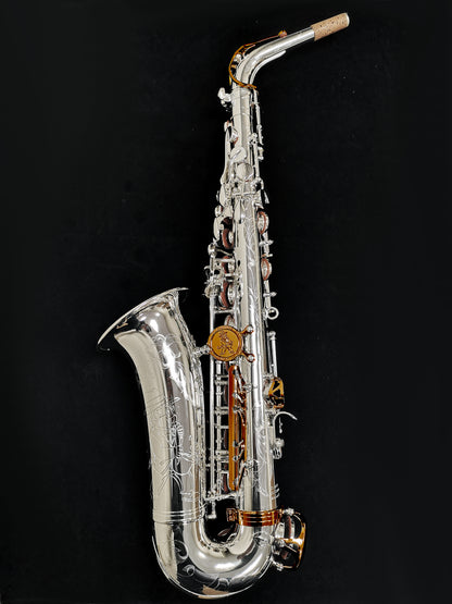 G2 Revelation Series Professional Alto Saxophone Silver Plated