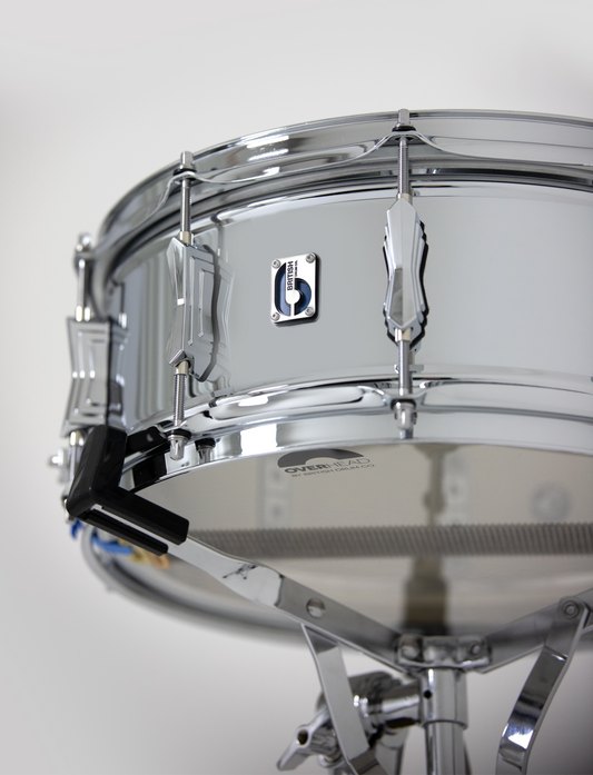 British Drum Co. Bluebird Series Chrome-Over-Brass 6" x 14" Snare Drum