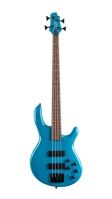 Cort Artisan C4 Deluxe Bass Candy Blue - front view