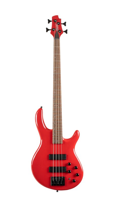 Cort Artisan C4 Deluxe Bass Candy Red - front view
