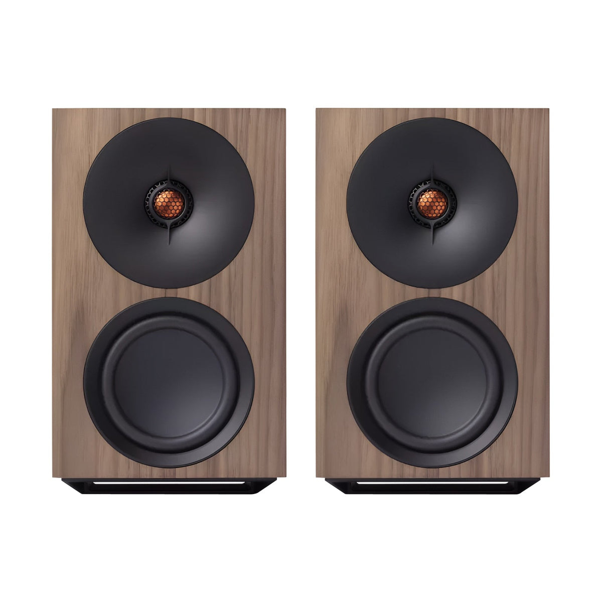 Cambridge Audio L/R M Powered Streaming Speakers, Pair, Walnut