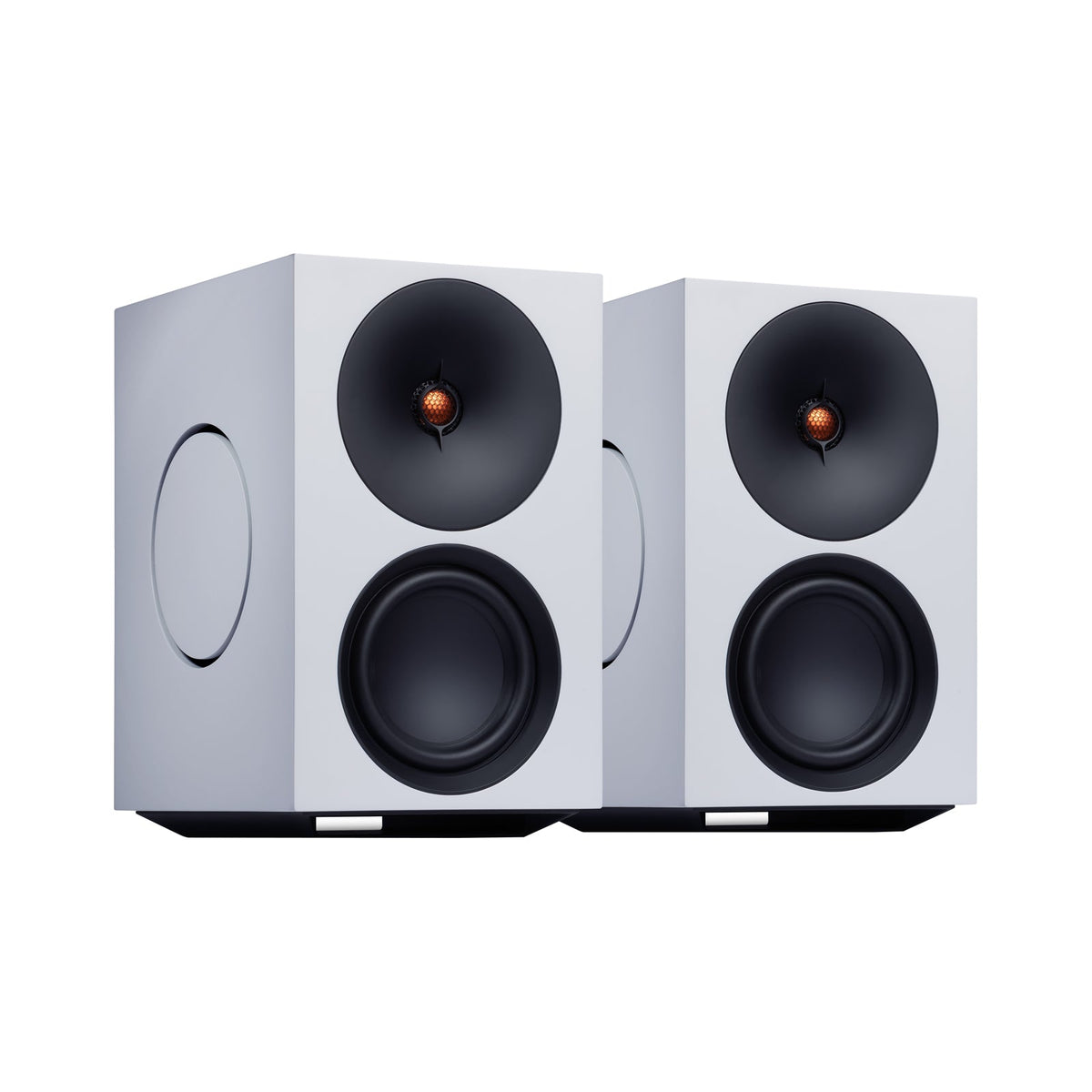 Cambridge Audio L/R X Powered Streaming Speakers, Pair, White