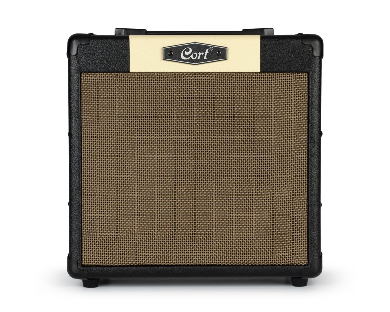 Cort CM15R 15-Watt Guitar Combo Amp Black - front view