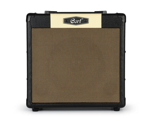 Cort CM15R 15-Watt Guitar Combo Amp Black - front view