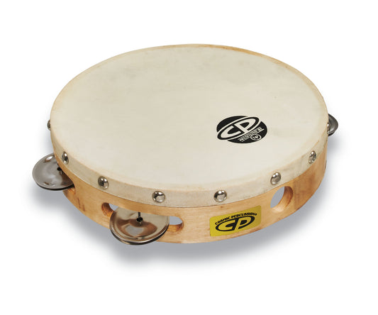 CP By LP CP378 8 Handheld Single Row Headed Tambourine - Steel Jingles