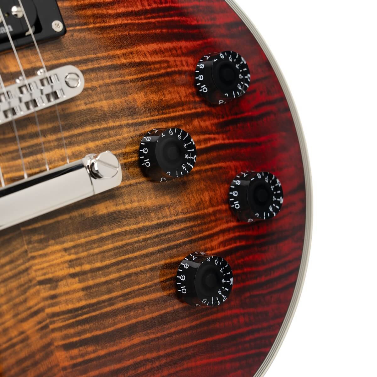 Cort CR300 Deluxe Flaming Burst, detail