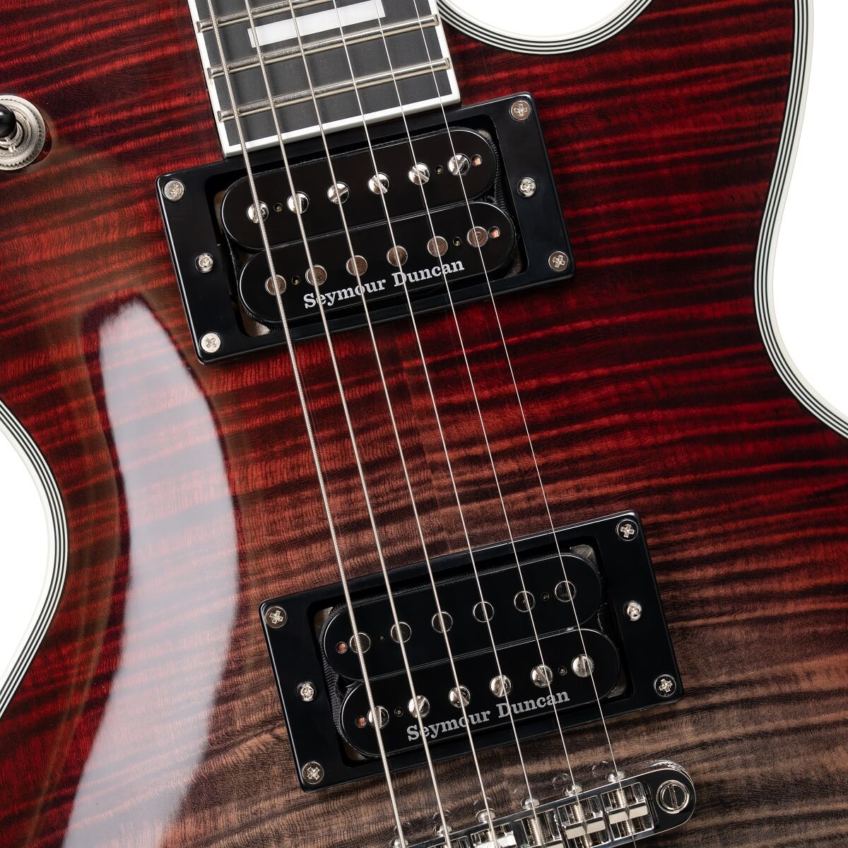 Cort CR300 Deluxe Lava Burst, pickups and controls