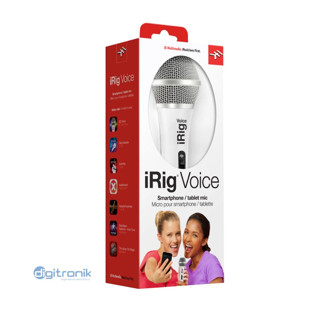 iRig Voice handeld Karaoke Mic for smartphones and tablets