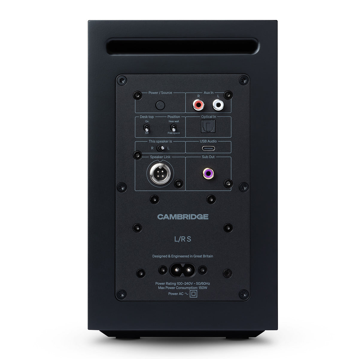 Cambridge Audio L/R S Powered Stereo Speakers, Pair