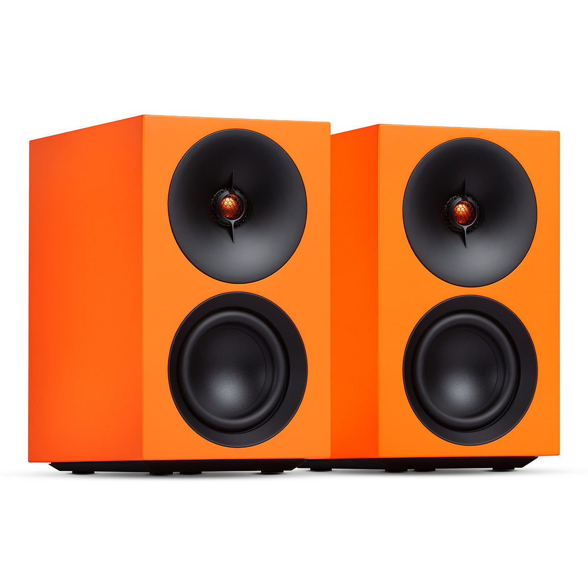 Cambridge Audio L/R S Powered Stereo Speakers, Pair, Orange