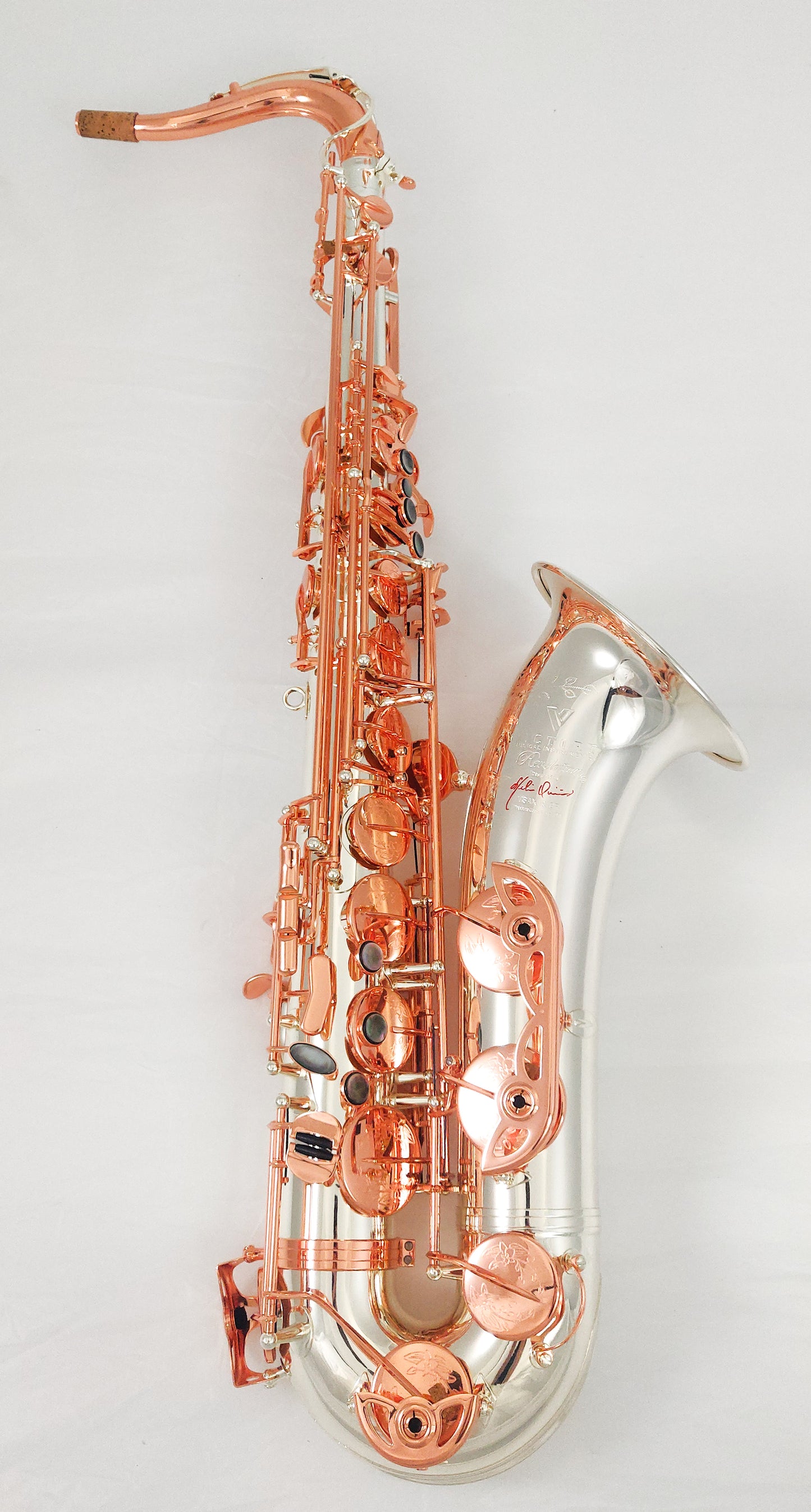 Special Edition Revelation Series Professional Tenor Saxophone (925 neck) Silver / Rose Gold