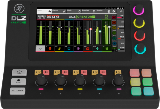 Mackie DLZ-CREATOR-XS Compact Adaptive Digital Mixer for Streaming and Podcasting