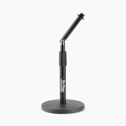 On-Stage Adjustable Desktop Mic Stand with Rocker-Lug