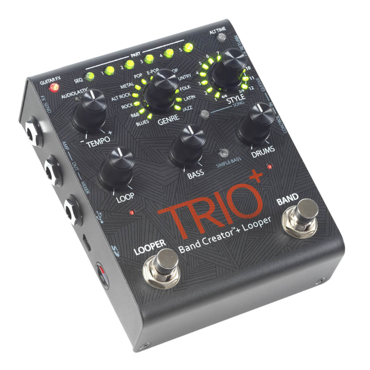 DigiTech Trio Plus Band Creator with 12 Genres and Looper view 3